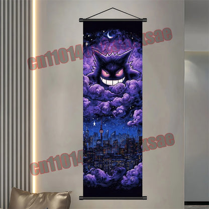 Pokemon Gengar Scroll Painting
