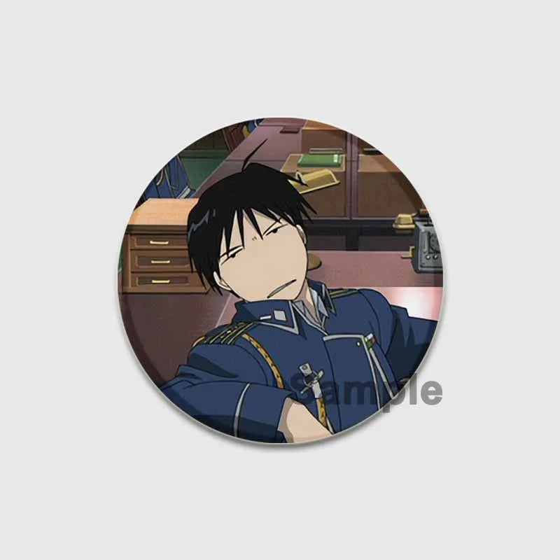 Fullmetal Alchemist Enamel Brooch – Handmade Pin
