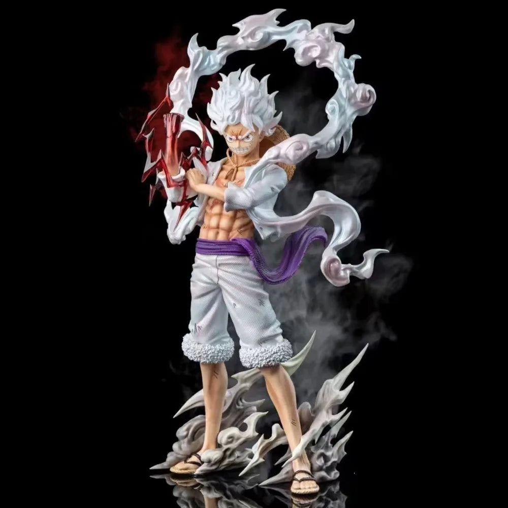 25cm/9.84in Anime Figure 5 Gear Luffy One Piece Figure Nika Luffy Figure PVC Statue Collectible Model Toys Gifts