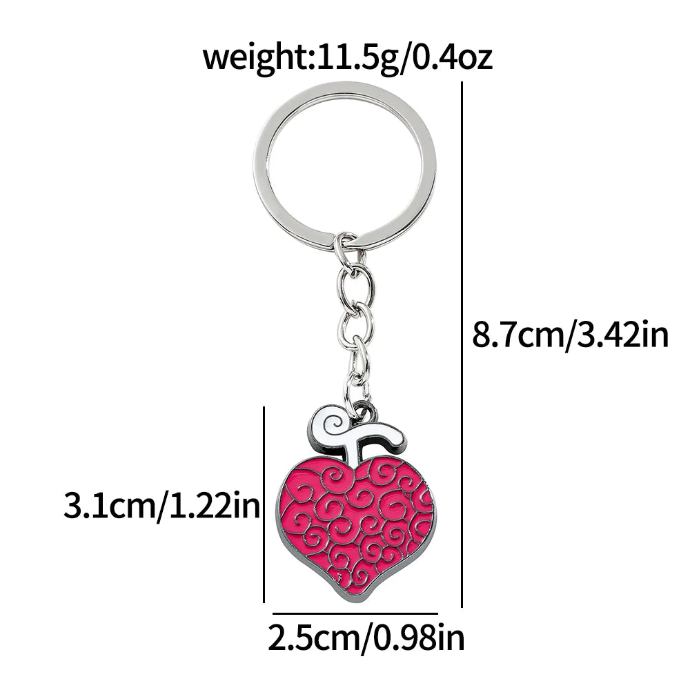 One Piece Ace Keychain