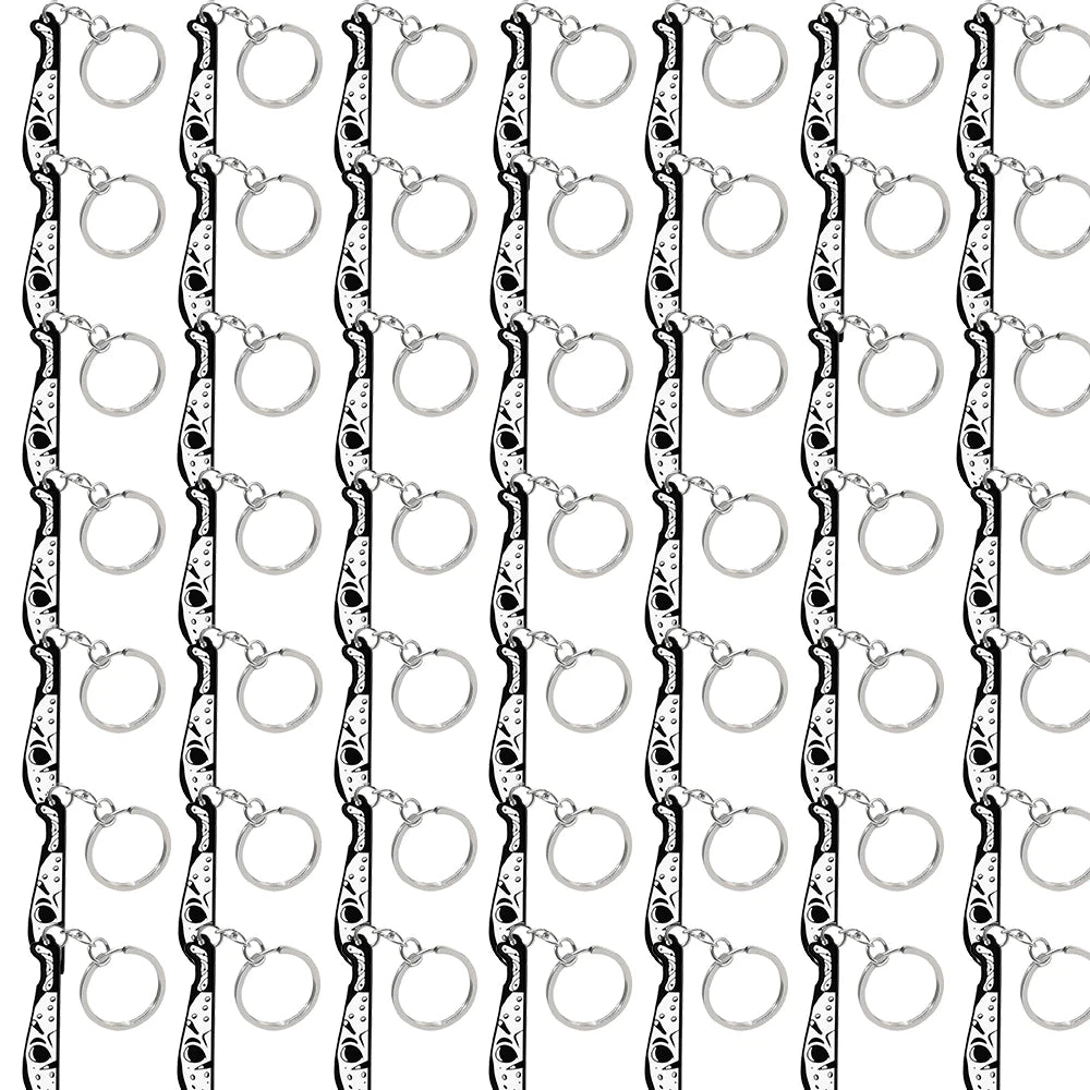 50PCS Keychains Terror Movie Character Keyring