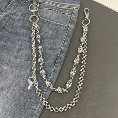 Punk Skull Pants Chain