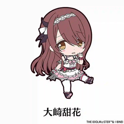 Anime Fans Gifts TTHE IDOLM@STER  Cute Kawaii HD Character Shimamura Uzuki Acrylic Keychain Decoration About 6cm