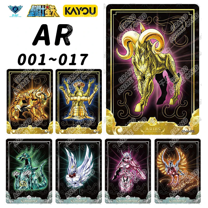 Kayou Saint Seiya Card Full Series Rare BP MR QR UR PR AR SSR SR R UTR Card Anime Collection Card Game Children's Toy Gift