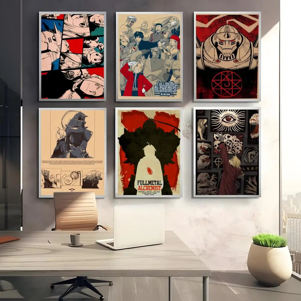 Fullmetal Alchemist Wall Canvas – HD Print