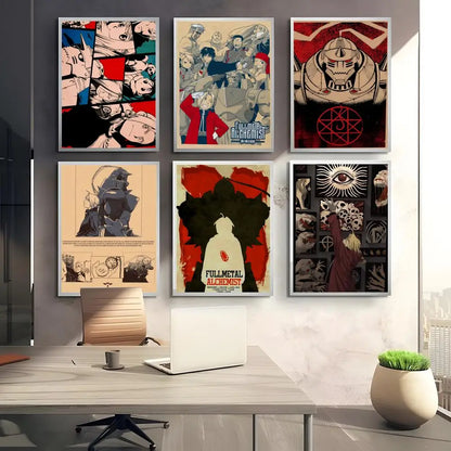 Fullmetal Alchemist Wall Poster – HD Canvas Print
