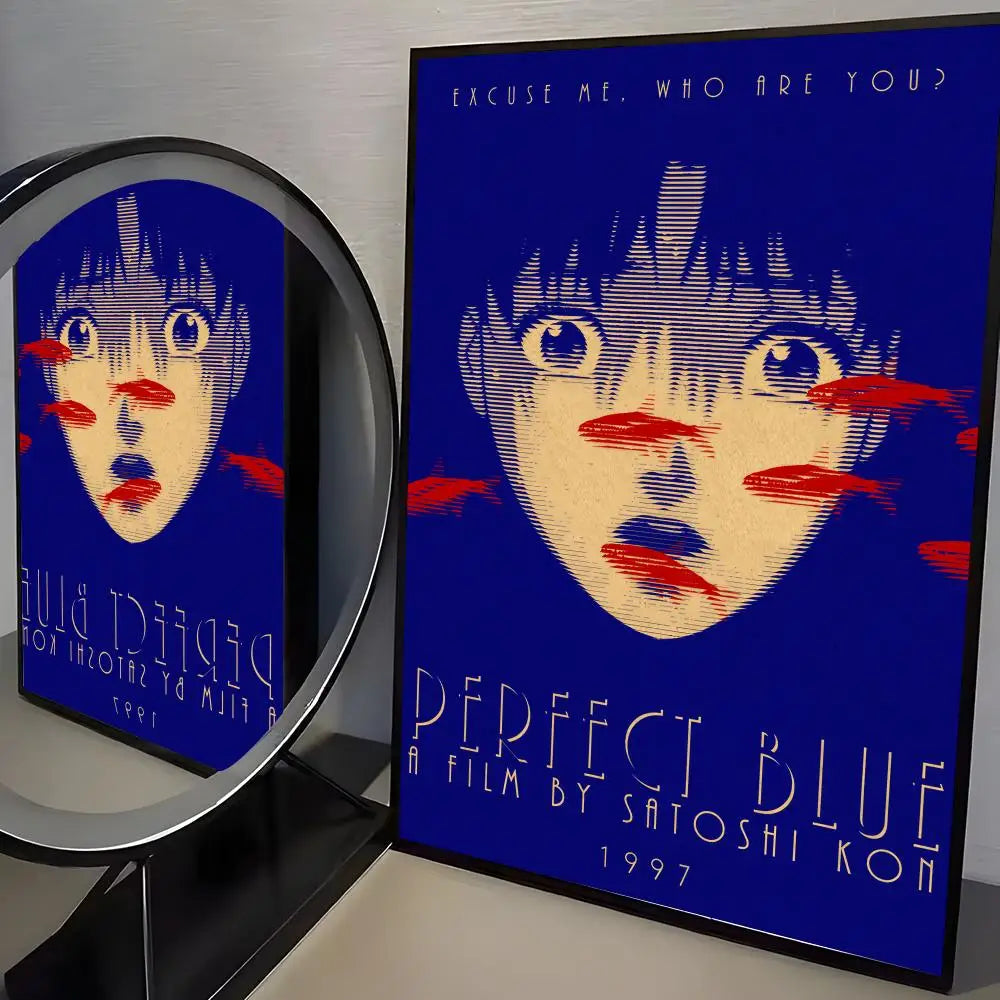 Perfect Blue Poster Wall Art