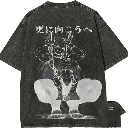 My Hero Academia Mirko Acid Wash Tee
