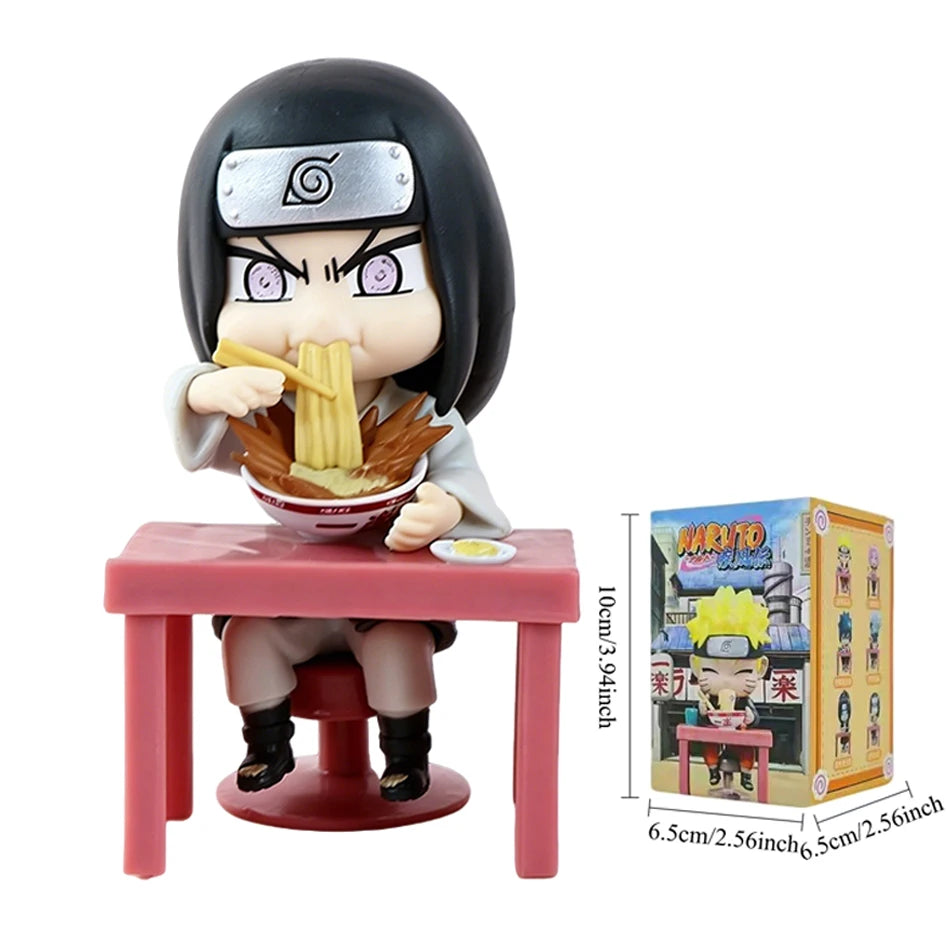 Anime New In Stock  Naruto Breeze Ramen Lamian Noodles Theme Blind Box Handmade Ornament Gift Naruto Sasuke Model Toys