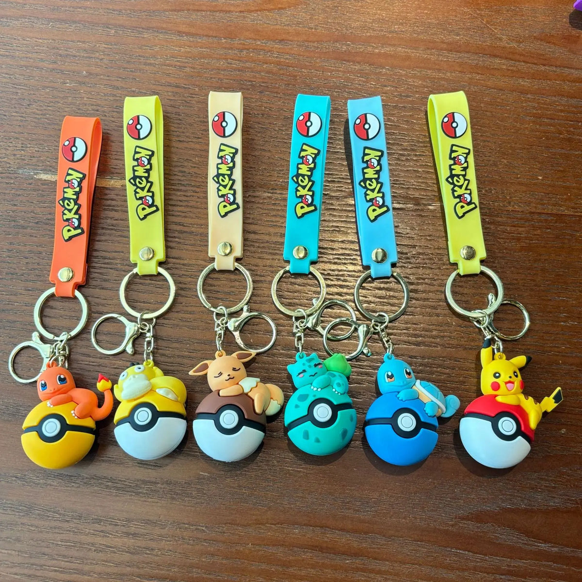 Pokémon Pikachu Keychain Set