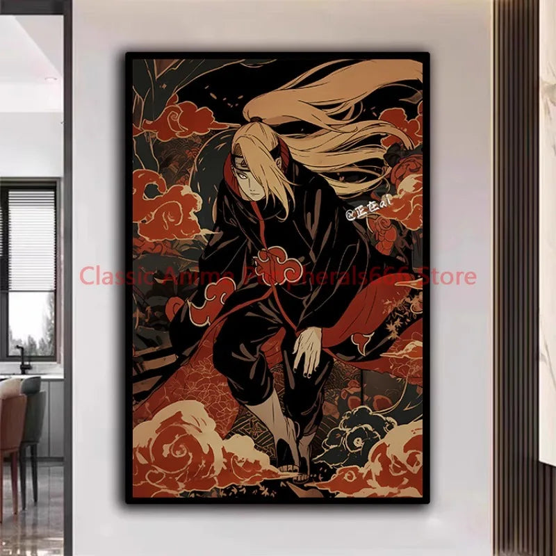 Naruto Akatsuki Ukiyo-E Poster