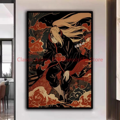 Naruto Akatsuki Ukiyo-E Poster
