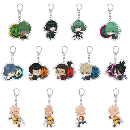 One Punch Man Saitama Keychain