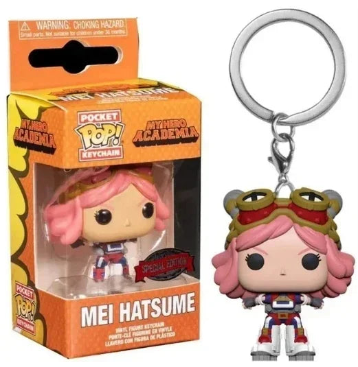 New Funko Pocket Keychain My Hero Academia Deku Bakugo Mirio Togata Dabi Izuku Midoriya Kyoka Jiro Model Toys Adult Kids Gift