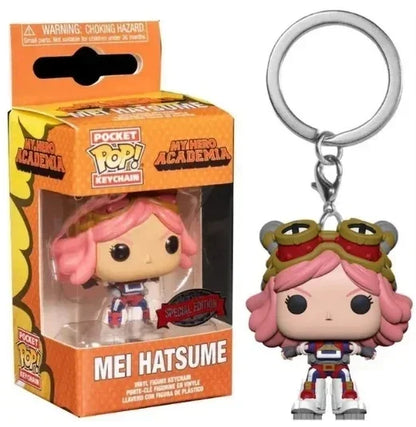 New Funko Pocket Keychain My Hero Academia Deku Bakugo Mirio Togata Dabi Izuku Midoriya Kyoka Jiro Model Toys Adult Kids Gift