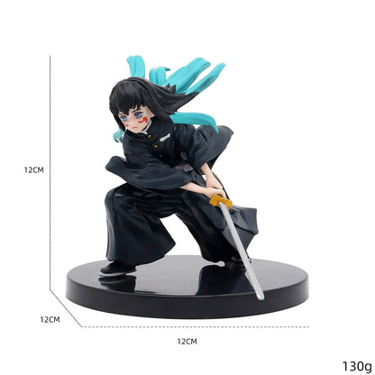 Anime Demon Slayer Kamado Tanjirou Zenitsu Figure Toys Kimetsu no Yaiba Nezuko Kamado Uzui Tengen PVC Figurine Model Dolls Gifts