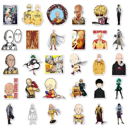 One Punch Man Saitama Stickers