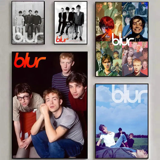 B-Blur Band Poster