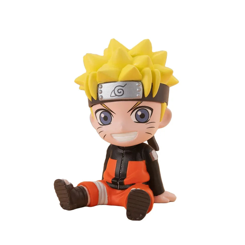 8pcs Set Anime Naruto Figure Kakashi Sasuke Uchiha Itachi Gaara  Haruno Sakura Action Figural Q Version PVC ModelToys Gift