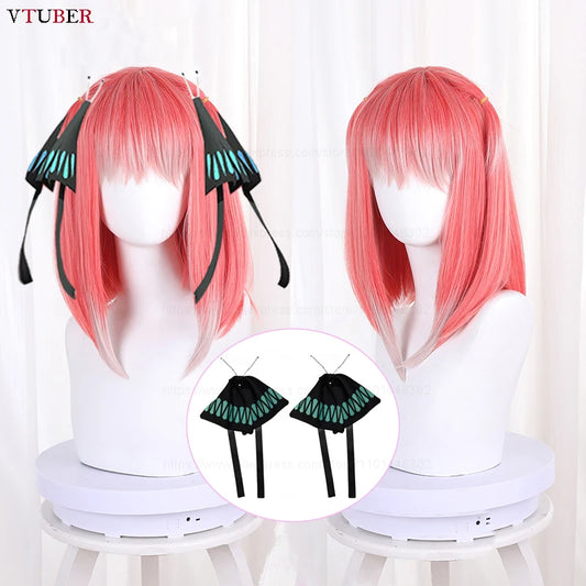 The Quintessential Quintuplets Nakano Nino Cosplay Wig