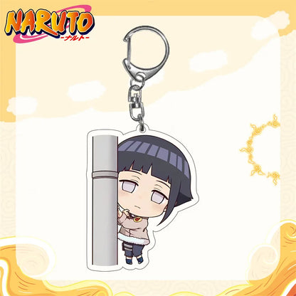 Naruto Anime Akatsuki Uchiha Itachi Acrylic Keychain Fashion Key Ring Bag Charms Girl Pendant Jewelry Cute Creative Friends Gift