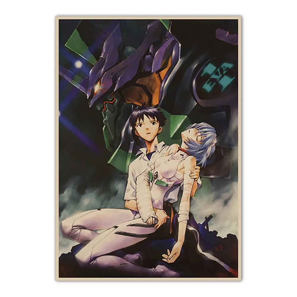 Neon Genesis Evangelion Shinji Canvas Print