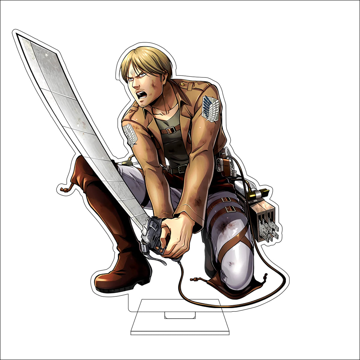 16CM Anime Attack on Titan Cosplay Acrylic Figure Stand Plate Ymir Sasha Braus Conny Springe Ornaments Gifts