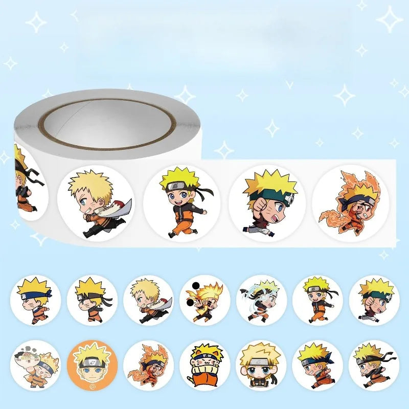 Naruto sticker Sasuke Uchiha and Uzumaki Naruto fashionable cartoon high-appearance-value stickers for DIY journals decoration