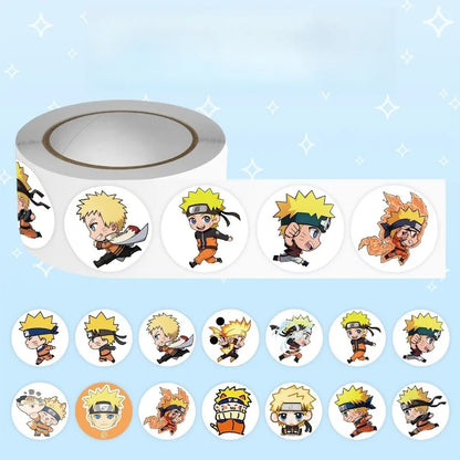 Naruto sticker Sasuke Uchiha and Uzumaki Naruto fashionable cartoon high-appearance-value stickers for DIY journals decoration