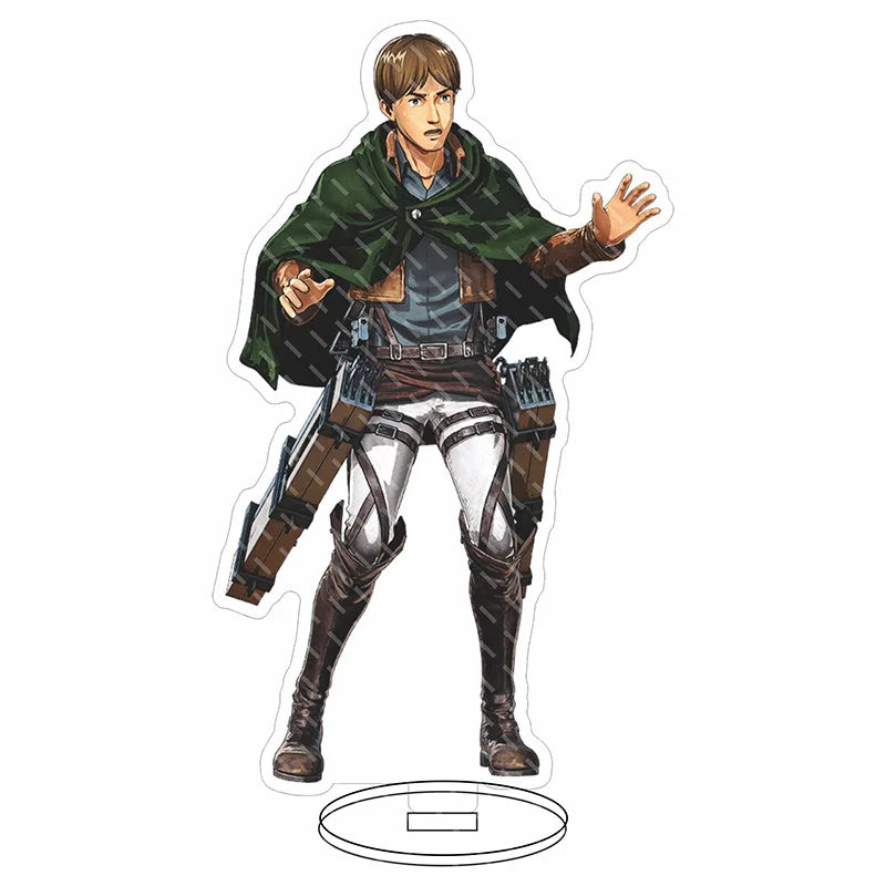 16CM Anime Acrylic Stand‌ Attack on Titan Connie Springer Mikasa Ackerman Eren Jaeger Armin Arlert Cos Figure Ornaments Gifts