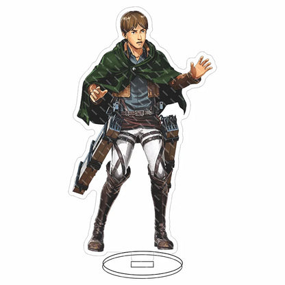 16CM Anime Acrylic Stand‌ Attack on Titan Connie Springer Mikasa Ackerman Eren Jaeger Armin Arlert Cos Figure Ornaments Gifts