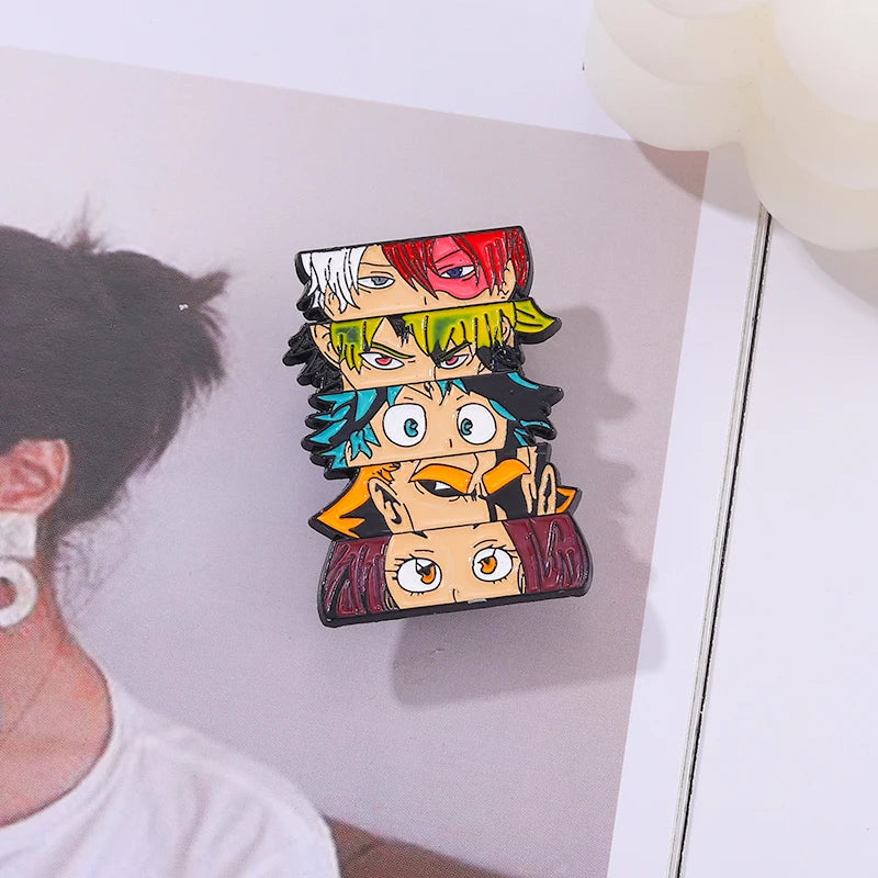 Cartoon Anime Movies Enamel Pin Metal Badge Brooch