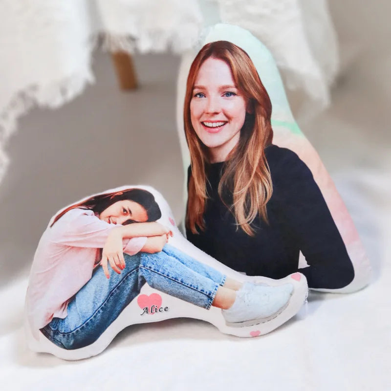 Custom Couple Photo Cushion