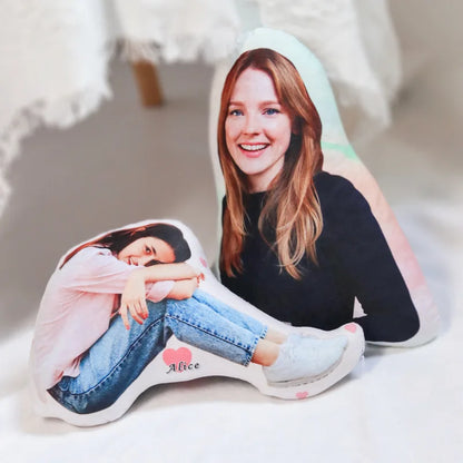 Custom Couple Photo Cushion