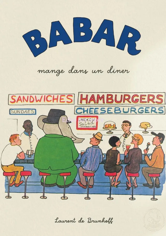 Babar Family Car Canvas Poster