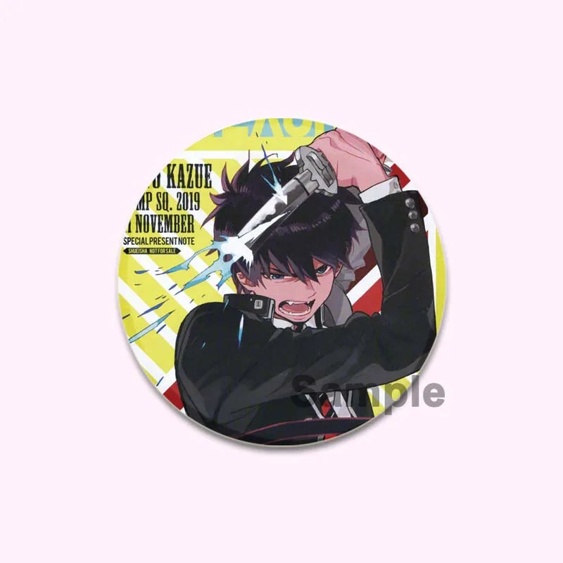 Blue Exorcist Okumura Rin Brooch Pins