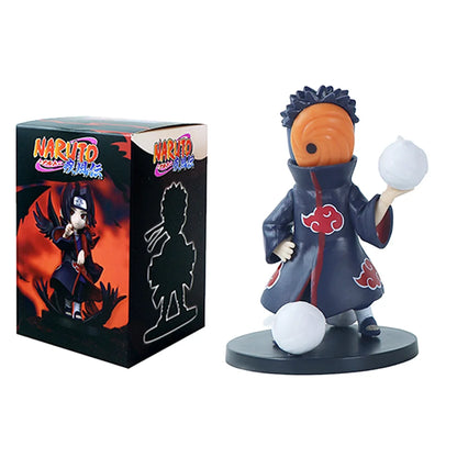 Popular Naruto Anime Figure Random Blind Box Doll Q Version Cute Uchiha Sasuke Figurine Car Decoration Collection Model Toy