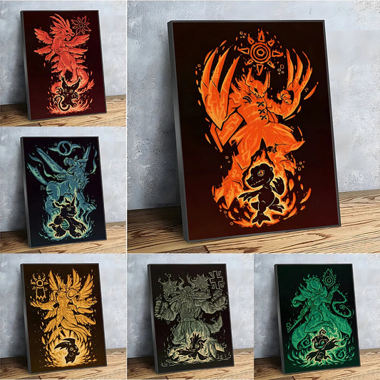 Digimon Poster Canvas Art