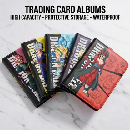 400pcs/900pcs Anime Dragon Ball Vegeta Folder Binder card Holder Game Cards Album Book Collection Cards Storage bag Kids Gifts