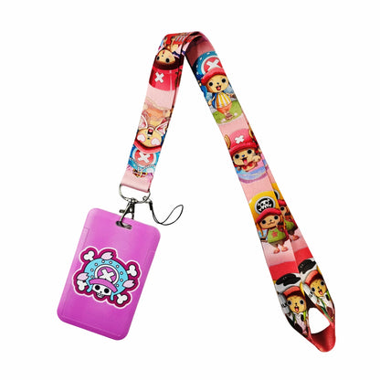 Anime Cartoon Credential Holder Lanyard