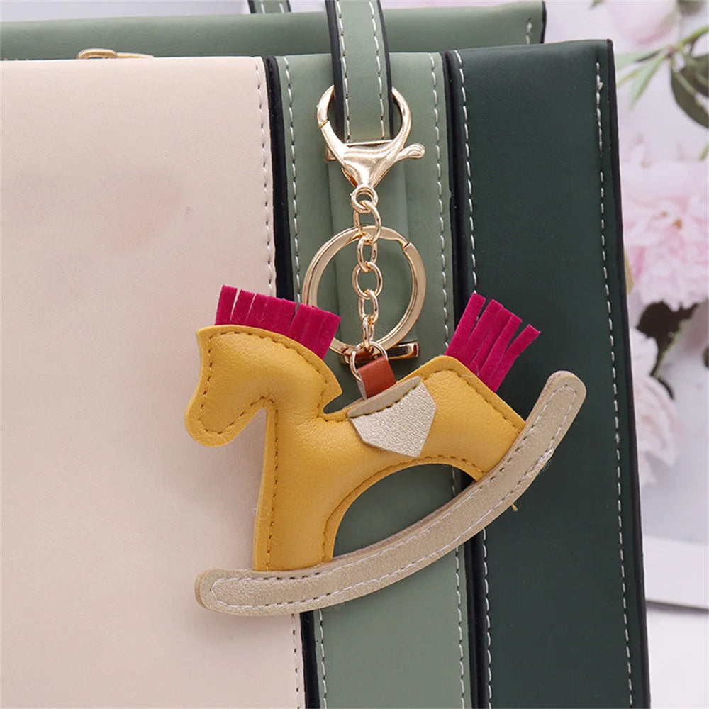 Horse Pony Tassel Keychain