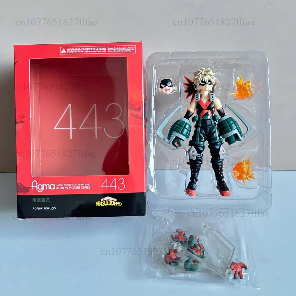 Figma My Hero Academia Bakugou Katsuki Figure 443 323 Midoriya Izuku Action Figure Model Toys Joint Movable Doll Room Decor