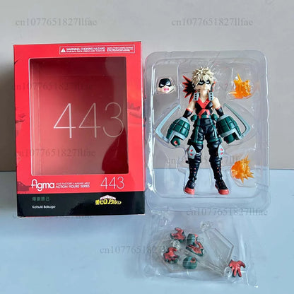 Figma My Hero Academia Bakugou Katsuki Figure 443 323 Midoriya Izuku Action Figure Model Toys Joint Movable Doll Room Decor