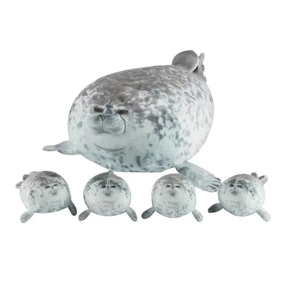 Seal Mother Son Plush