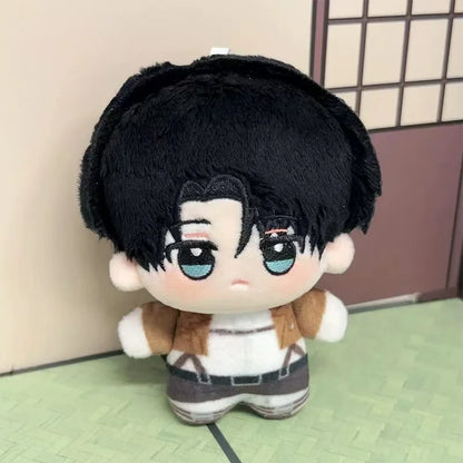 10CM Cute Cartoon Game Anime Attack on Titan Plush Toys Soft Anime Figure Character Peripheral Merchand Keychain Lover Kid Gifts