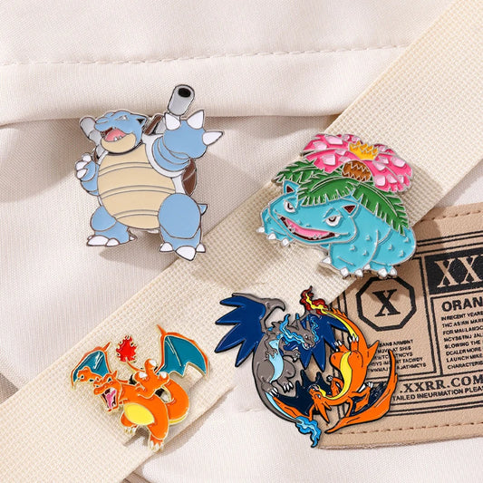 Pokemon Charizard Enamel Brooch