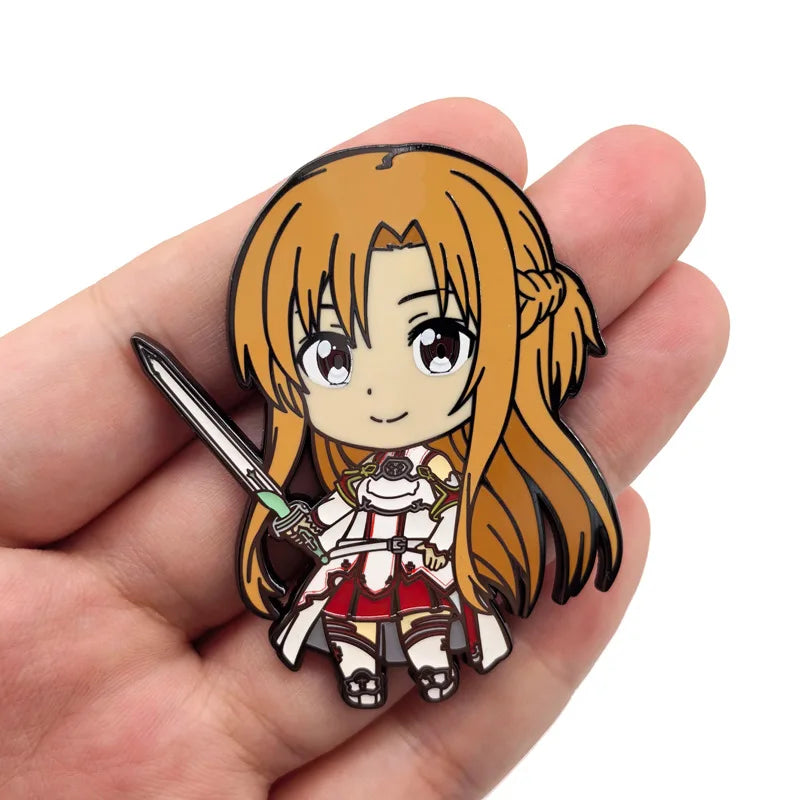 Sword Art Online Kirito Asuna Pins