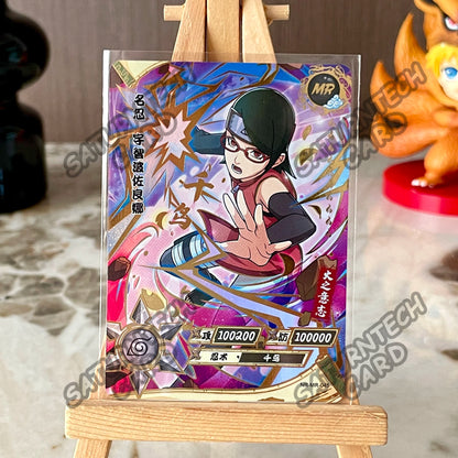 KAYOU Naruto MR Card 38-72 Series Single Card Naruto Uzumaki Naruto Hyuga Hinata Collection Anime Card Kids Toy Gift