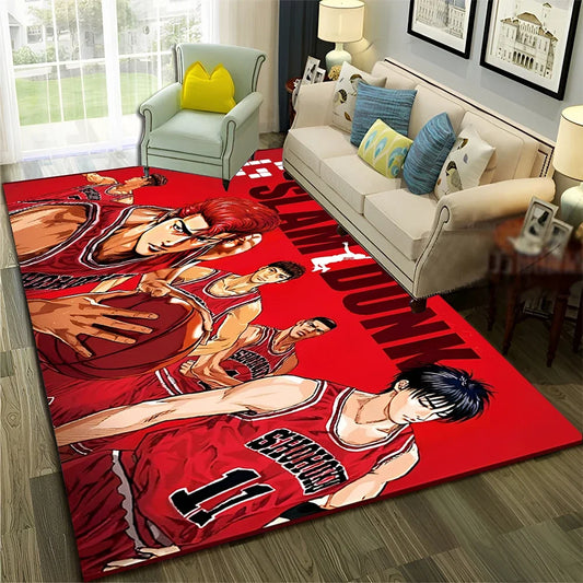 Slam Dunk Basketball Rug