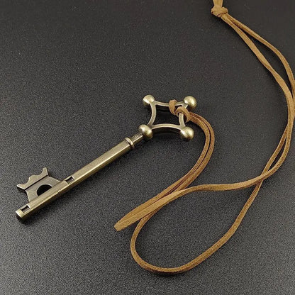 Attack on Titan 1:1 Same Key Necklace Punk Retro Pendant Cartoon Fashion Accessory Cosplay Prop Anime Children's Birthday Gift